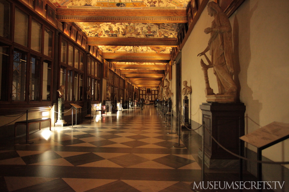 Uffizi Gallery, empty